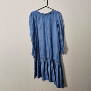 TRF Elegant Blue Women's Dress Sz M